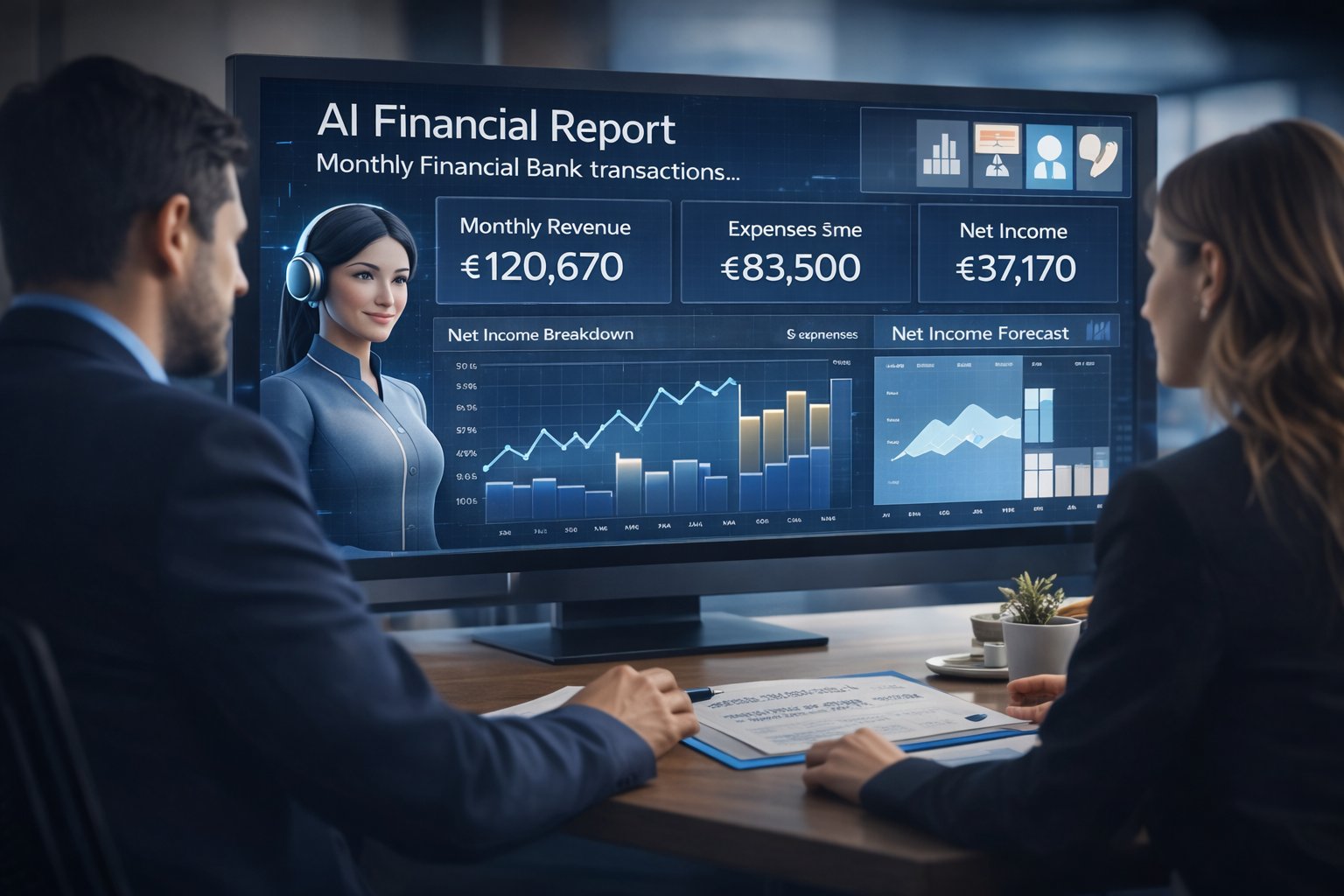 Rapport financier IA